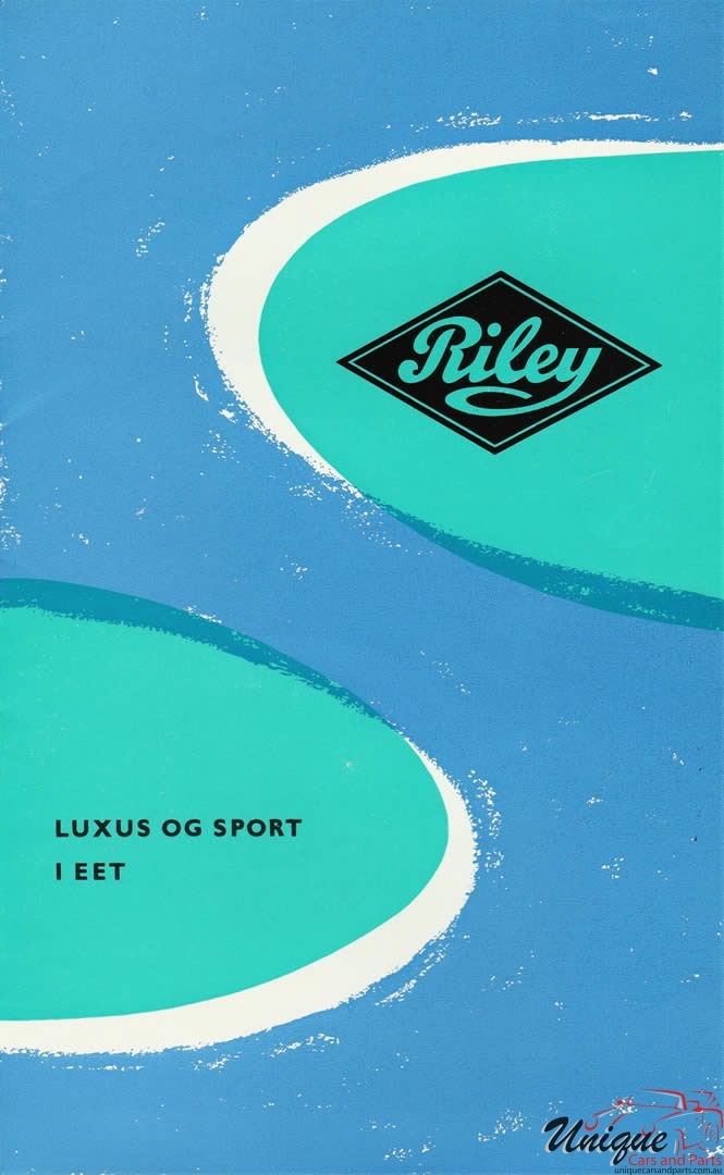 1961 Riley Brochure (Germany)